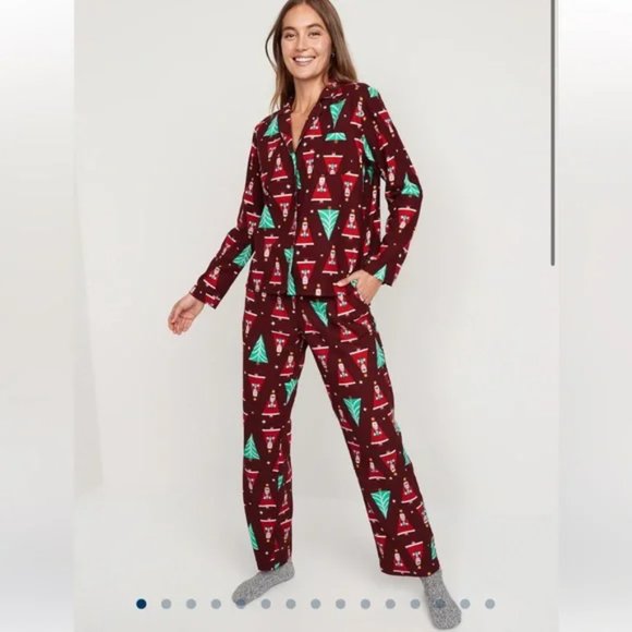 Printed PLAID Flannel Pajama Set for Women Size XXL TALL NWT - Picture 6 of 10